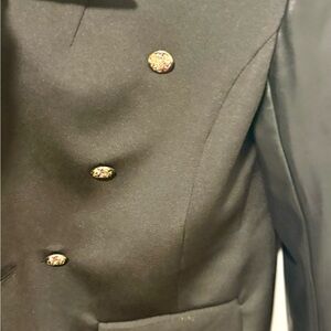 Rachel Zoe Black and Gold Designer blazer